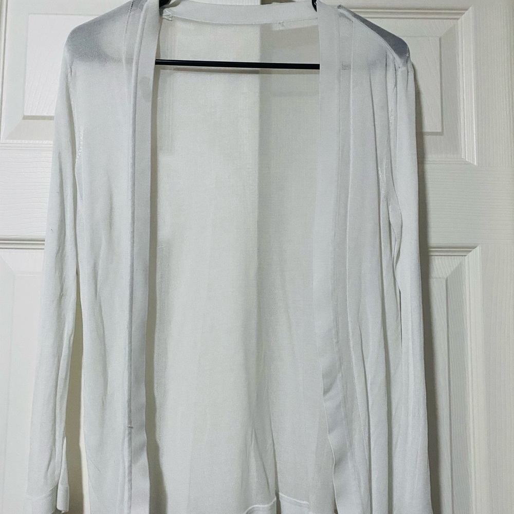 Essential Women’s Long Sleeve Open Front (Small)